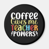 コーヒ与えーミー先生力 マグネット (正面)