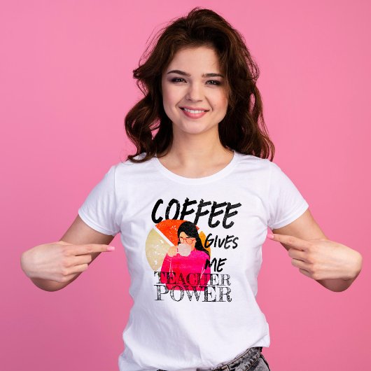 コーヒ与えーミー先生力 Tシャツ