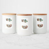 コーヒ予測できなーラバーダックデザイン フードラベル (ボトル)