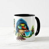 コーヒ予測できなーラバーダックデザイン マグカップ (正面右)