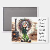 コーヒ予測できなーレディほぼ人間の磁石 マグネット (正面/裏面)