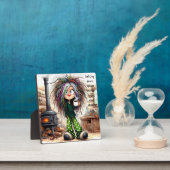 コーヒ予測できなーレディーほぼ人間の卓上プラーク フォトプラーク (インサイチュ)