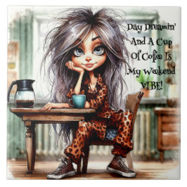 コーヒ予測できなーレディーウィークエンドビーセラミックタイル タイル