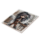 コーヒ予測できなーレディーウエイトセラミックタイル タイル (側面)