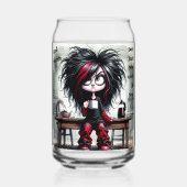 コーヒ予測できなーレディースタートしない飲み物用品セット ガラス缶 (正面)