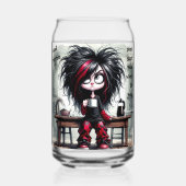 コーヒ予測できなーレディースタートしない飲み物用品セット ガラス缶 (裏面)