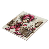 コーヒ予測できなーレディーフルポットセラミックタイル タイル (側面)