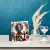 コーヒ予測できなーレディ月曜日テーブルトッププラーク付/イーゼル フォトプラーク (インサイチュ)