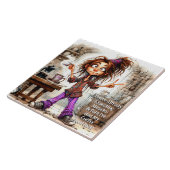 コーヒ予測できなーレディ期待セラミックタイル タイル (側面)