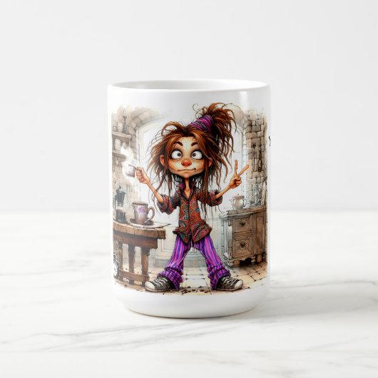 コーヒ予測できなーレディ期待マグカップ コーヒーマグカップ (中央)