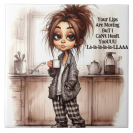 コーヒ予測できなーレディ聞こえないセラミックのタイル タイル