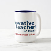 コーヒ伝統的ーマグの値 ツートーンマグカップ (正面右)