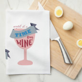 コーヒ保ーで行く キッチンタオル (四つ折り)