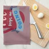 コーヒ保ーで行く キッチンタオル (四つ折り)