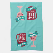 コーヒ保ーで行く キッチンタオル (縦)