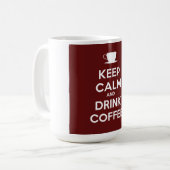 コーヒ保ーを飲み楽しむ コーヒーマグカップ (正面左)