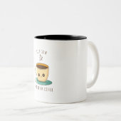 コーヒ保ーを飲み楽しむ ツートーンマグカップ (正面右)