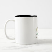 コーヒ保ーを飲み楽しむ ツートーンマグカップ (左)