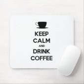 コーヒ保ーを飲み楽しむ マウスパッド (マウス)