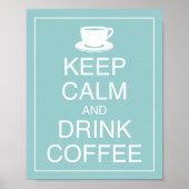 コーヒ保ーアートのポスタープリント ポスター (正面)