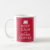 コーヒ保ー・マグカップを飲む コーヒーマグカップ (左)