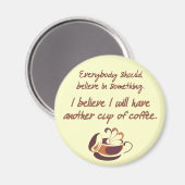 コーヒ信じーで マグネット (正面/裏面)