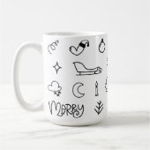 コーヒ信じー・マグカップ コーヒーマグカップ (左)