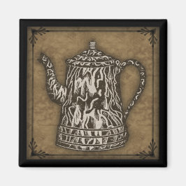 コーヒ初期のーポット磁石。 マグネット