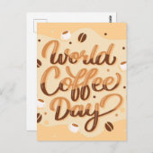 コーヒ国際的ーの日 ポストカード (正面/裏面)