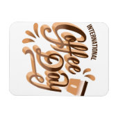 コーヒ国際的ーの日 マグネット (横)
