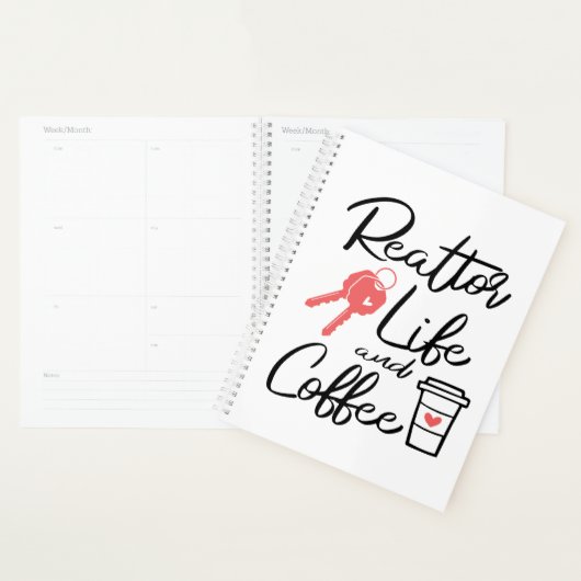 コーヒ実在ーエステートエージェントブローカー引用文不動産仲介業者 プランナー手帳 (ディスプレー)
