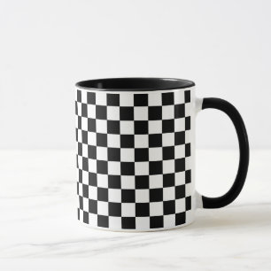 コーヒ市松模様にーマグギフトのフラグ マグカップ