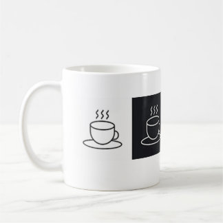 コーヒ市松模様にーマグ コーヒーマグカップ