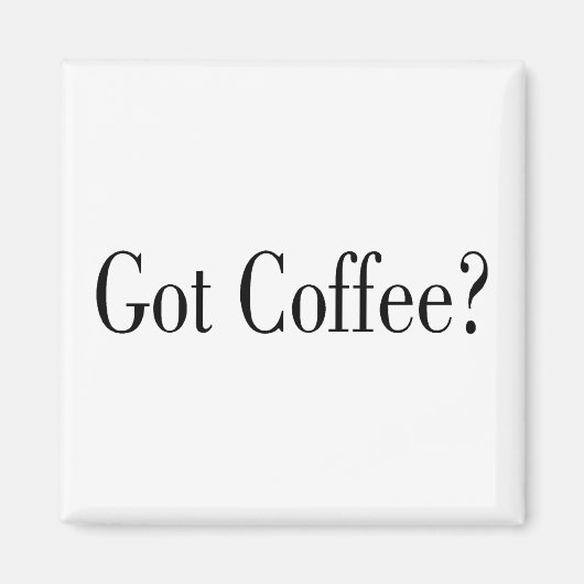 コーヒ得ー? マグネット (正面)