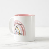 コーヒ得ー・レッズ・ダンス ツートーンマグカップ (正面左)