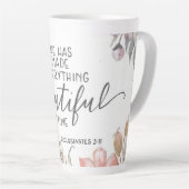 コーヒ感動的ーカップ カフェラテマグ (右アングル)