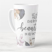 コーヒ感動的ーカップ カフェラテマグ (左アングル)