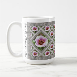 コーヒ感動的ーマグとマリポサユリ コーヒーマグカップ