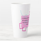 コーヒ感動的ー&ティーマグカップ カフェラテマグ (正面)