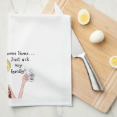 「コーヒ救ーは生き頼ている!」 DIVAキット キッチンタオル (四つ折り)