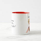 「コーヒ救ーライフ頼 – 私の家族」 DIVA ツートーンマグカップ (中央)