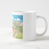 コーヒ救済ーマグで素晴らしす！ ジャンボコーヒーマグカップ (右)