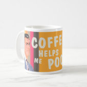 コーヒ救済ー・ウンチ コーヒーマグカップ (正面左)