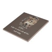 コーヒ救済ー・ミーがナッツ・リスを扱う タイル (側面)