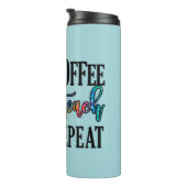 コーヒ教えーリピート – おもしろい先生ライフ タンブラー (回転右)