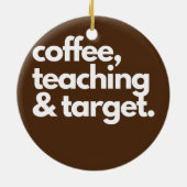 コーヒ教えー目標 セラミックオーナメント (裏面)