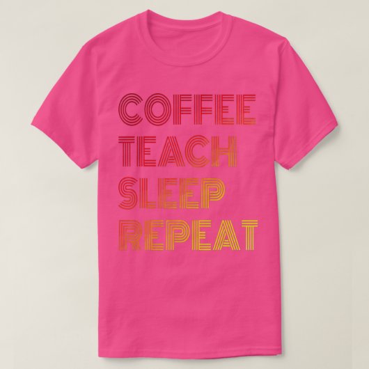 コーヒ教えー眠り繰り返し面白いコーヒー焙煎 Tシャツ (デザイン正面)