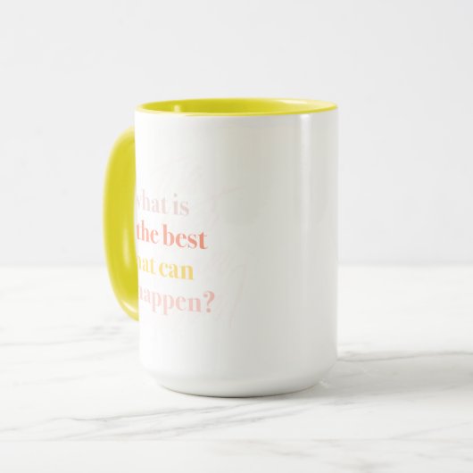 コーヒ最高のーが起こり得る マグカップ (正面左)