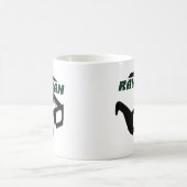 コーヒ最高のーカップにフレーズを書付ける コーヒーマグカップ (中央)