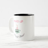 コーヒ最高のーマグ😊☕️ ツートーンマグカップ (正面左)